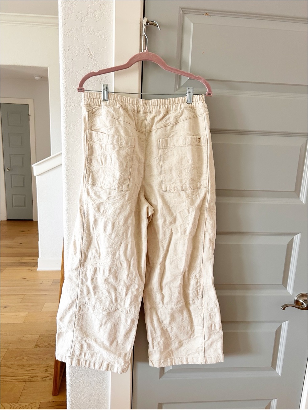 NWT Anthropologie The Izzie Relaxed Pull-On Barrel Pants by Pilcro Jacquard - Picture 8 of 8